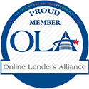 a proud member of the online lenders alliance logo | PROUD MEMBER OLA Online Lenders Alliance